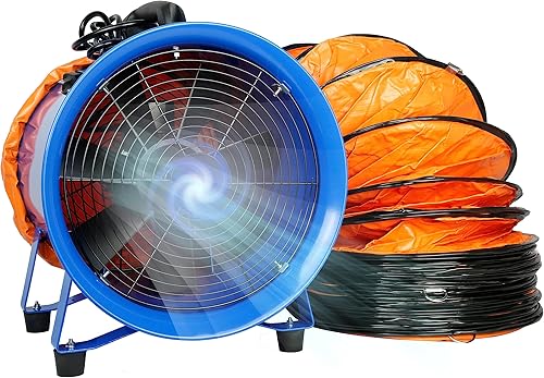 Miniatura 1 de GORILLASPRO Ventilador axial resistente (520W) con conducto telescópico de PVC 32.8 ft