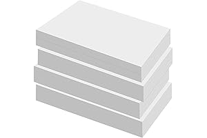 PINGEUI 5x7 White Cardboard Sheets for DIY Creation and Art