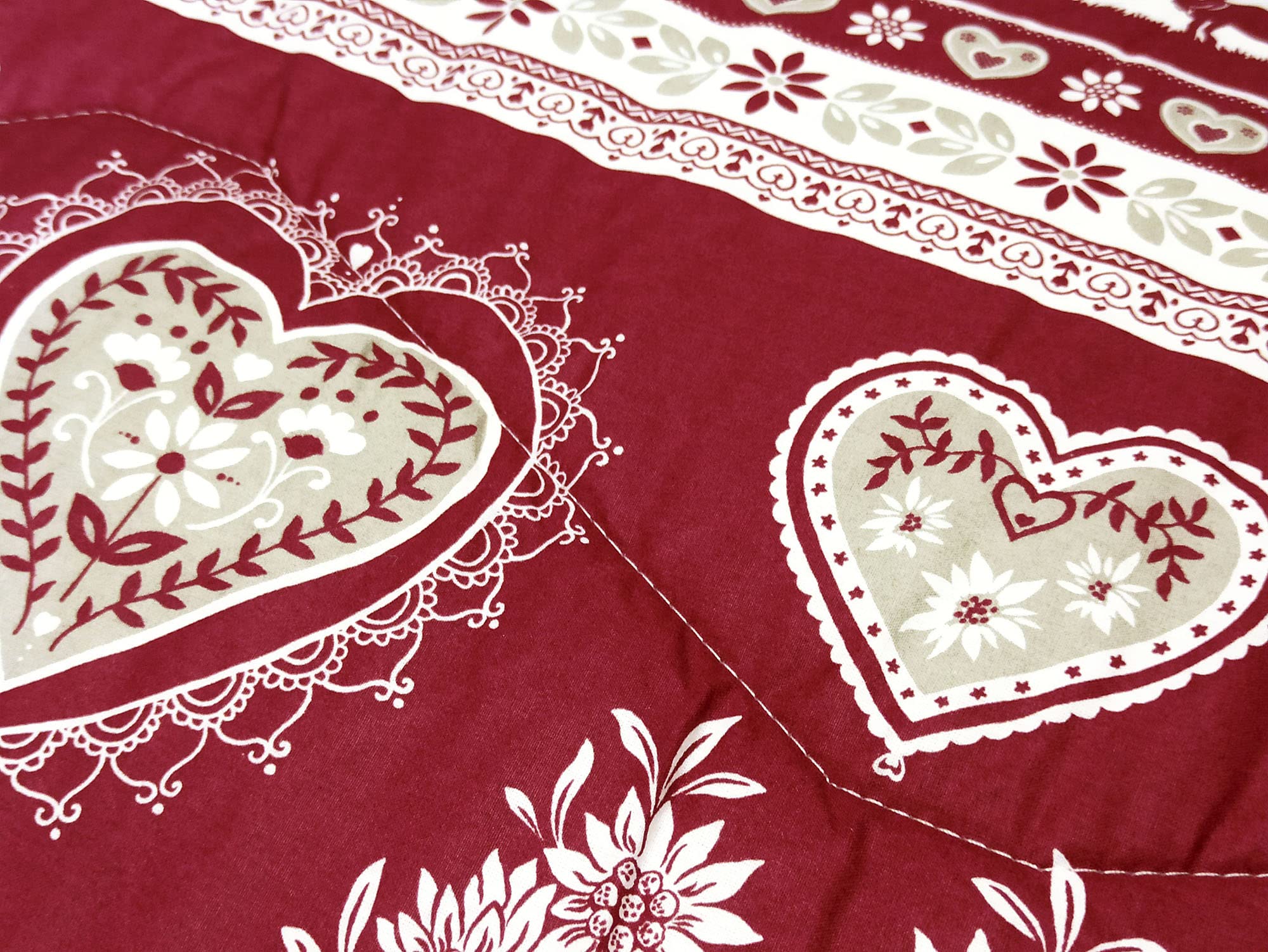 TRAPUNTA MATRIMONIALE INVERNALE TIROLESE RENNA ROSSO tirolo montagna PIUMONE