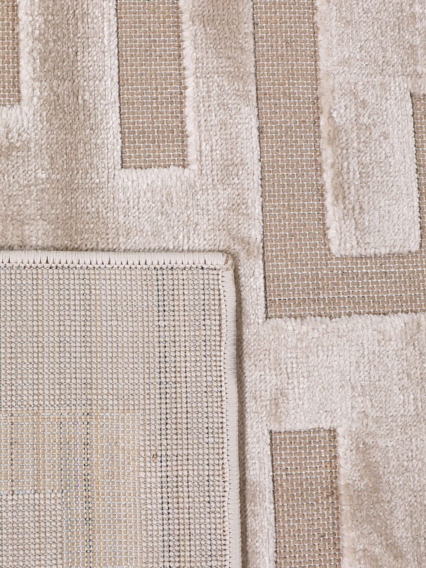 RugVista Dakari Tappeto, 160 x 230 cm, Beige | Rettangolare, Pelo medio, Lavabile solo a secco, Oeko-Tex 100
