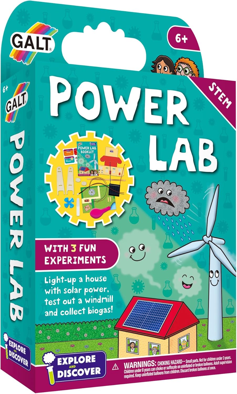 Galt, Power Lab, Science Kit for Kids, Ages 6 years plus Amazon.co.uk