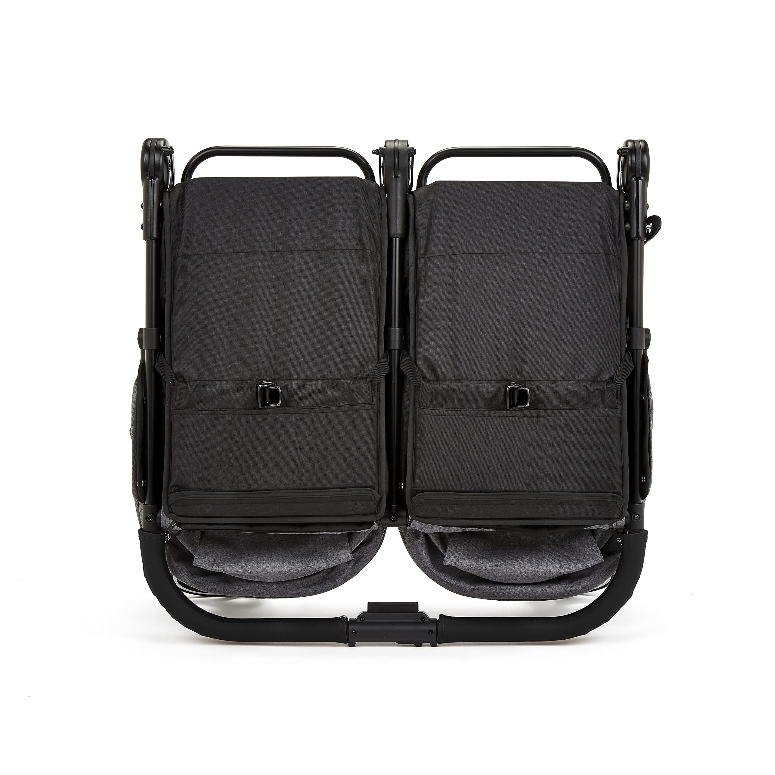 Ickle Bubba Venus Poussette double – Convient de la naissance à 15 kg (environ 3 ans), compacte, légère, pliable, avec habillage pluie (Gris de l'espace)