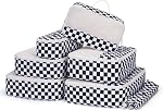 Narwey 7 Set Packing Cubes Travel Organizer, Packing Cubes Carry on Luggage Set Suitcase Backpack for Travelling, Travel Essentials Accessories Cubes with Laundry Bag (Combined Checkerboard)