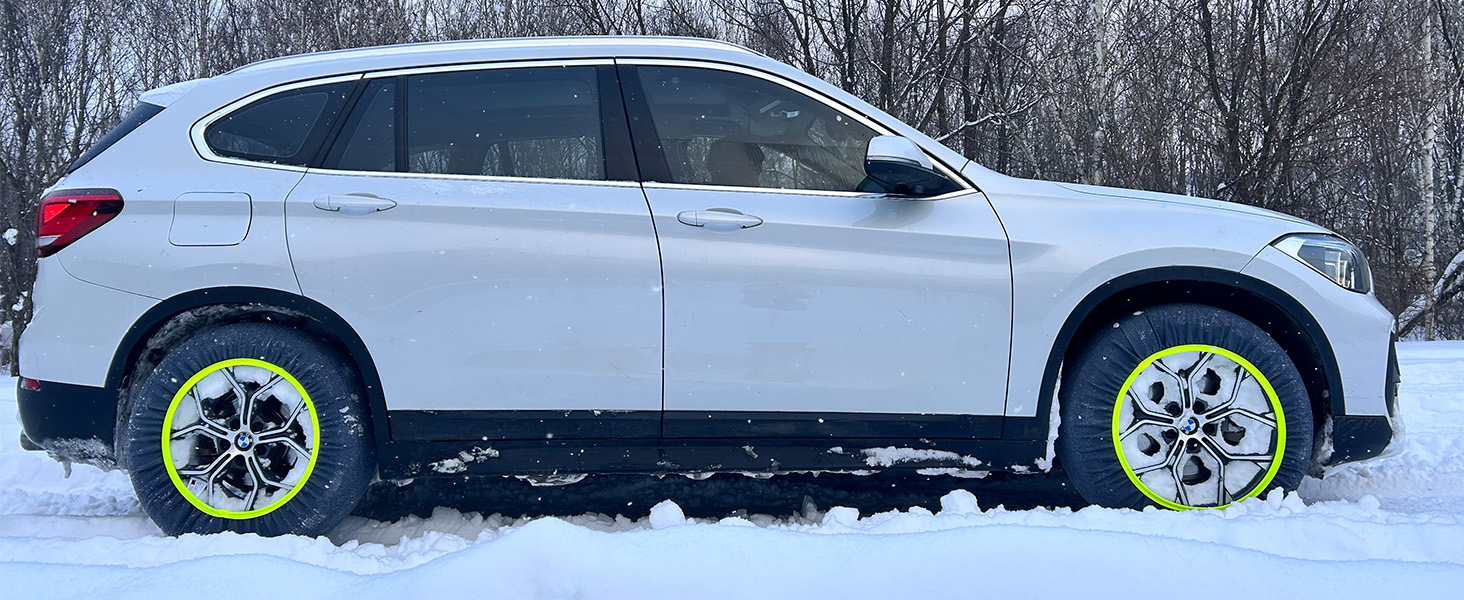 Amazon.co.jp: WENORE タイヤチェーン 布製 非金属 布チェーン スノー