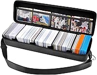 Vista 1 de Comecase Funda grande de almacenamiento para tarjetas de béisbol de 1500 + compatible con tarjetas deportivas de béisbol Topps, tarjetas de fútbol