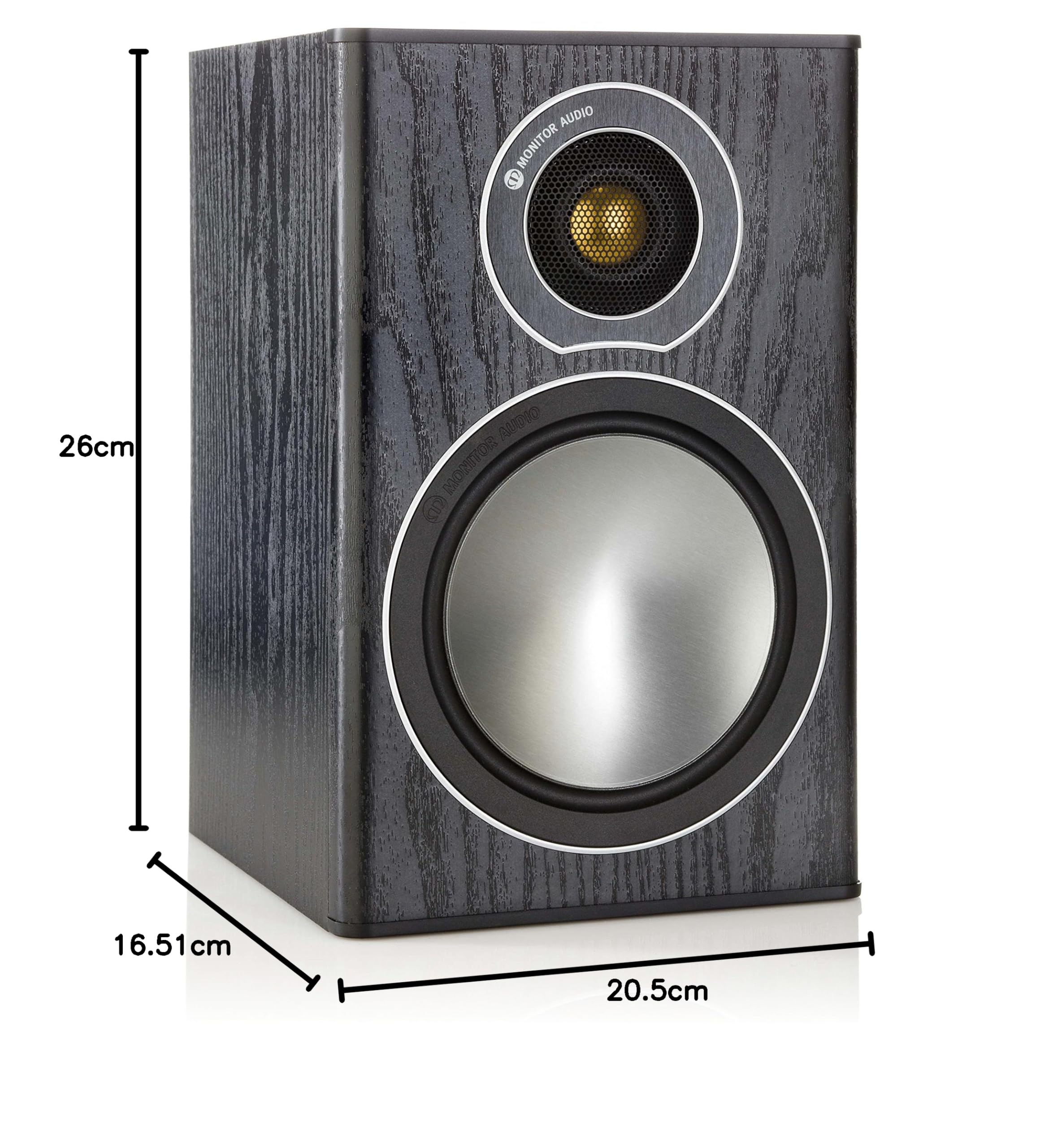 Amazon.co.jp: モニターオーディオ スピーカー BRONZE 1 [Black Oak