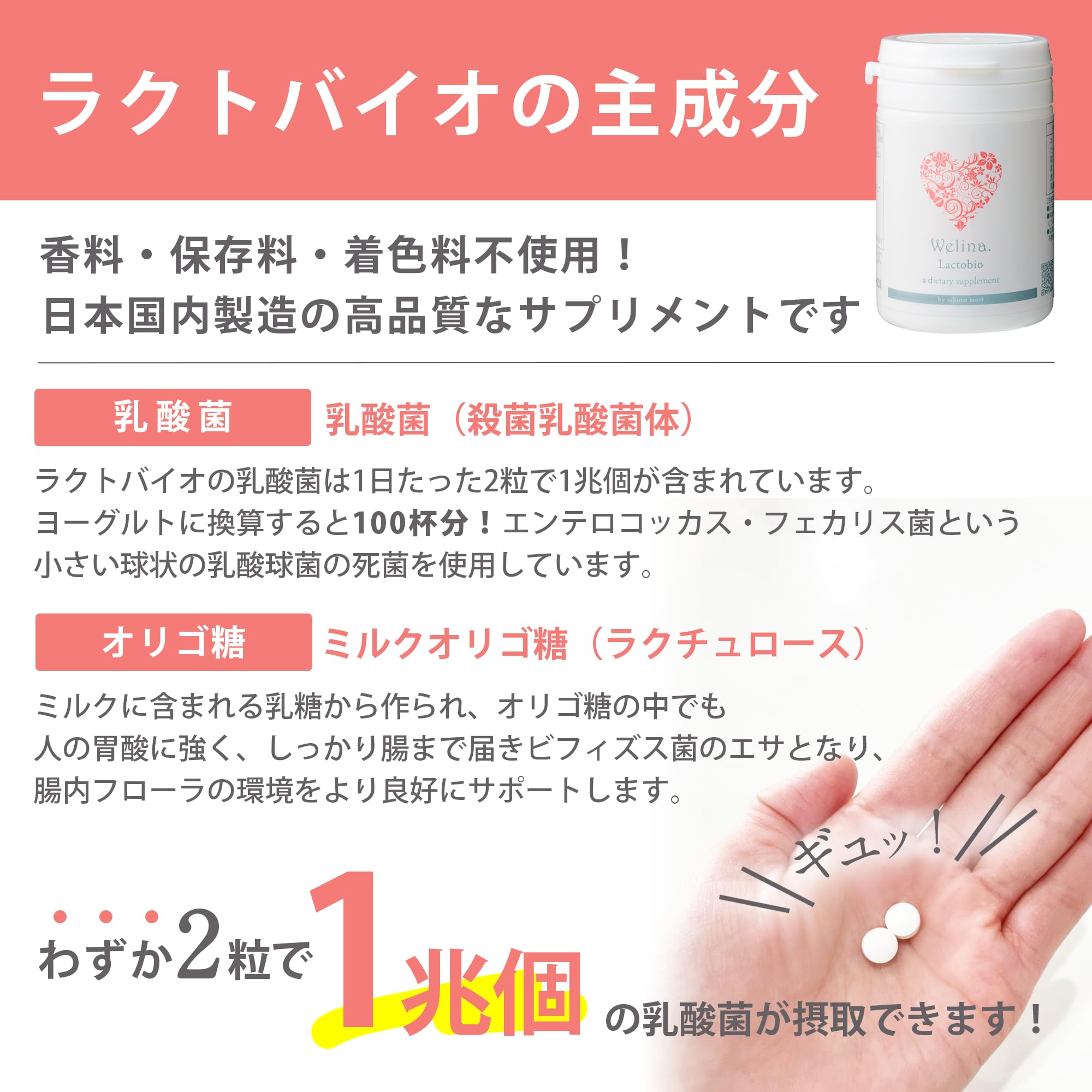 Amazon | Welina. ウェリナ 森 拓郎 監修 ラクトバイオ （ プレ バイオ