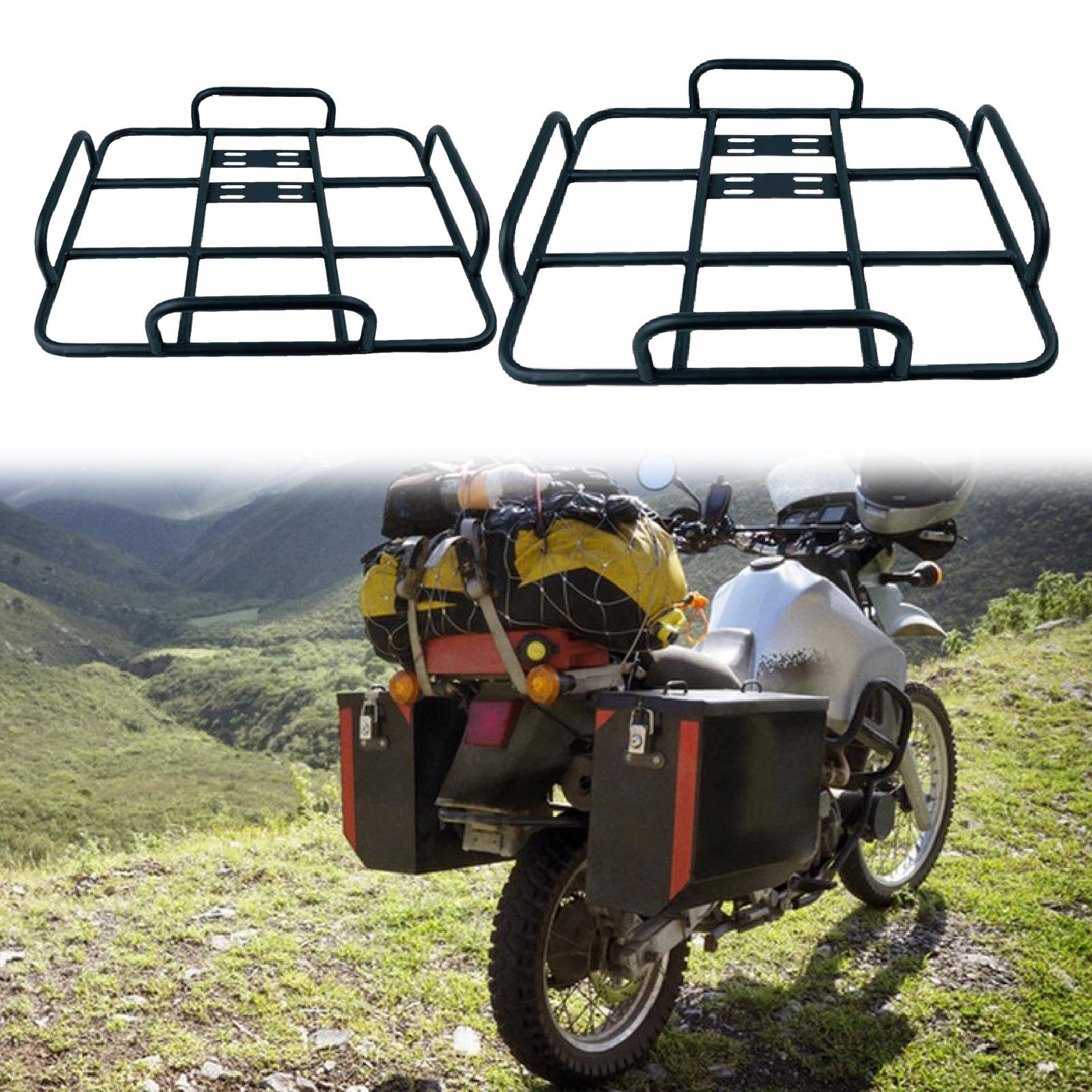 Rear Bike Rack Food Delivery Riding Sturdy Bike Luggage Touring Carrier Rack 45cmx35cm|Carrier & Pannier Racks|Sporting Goods-image-6