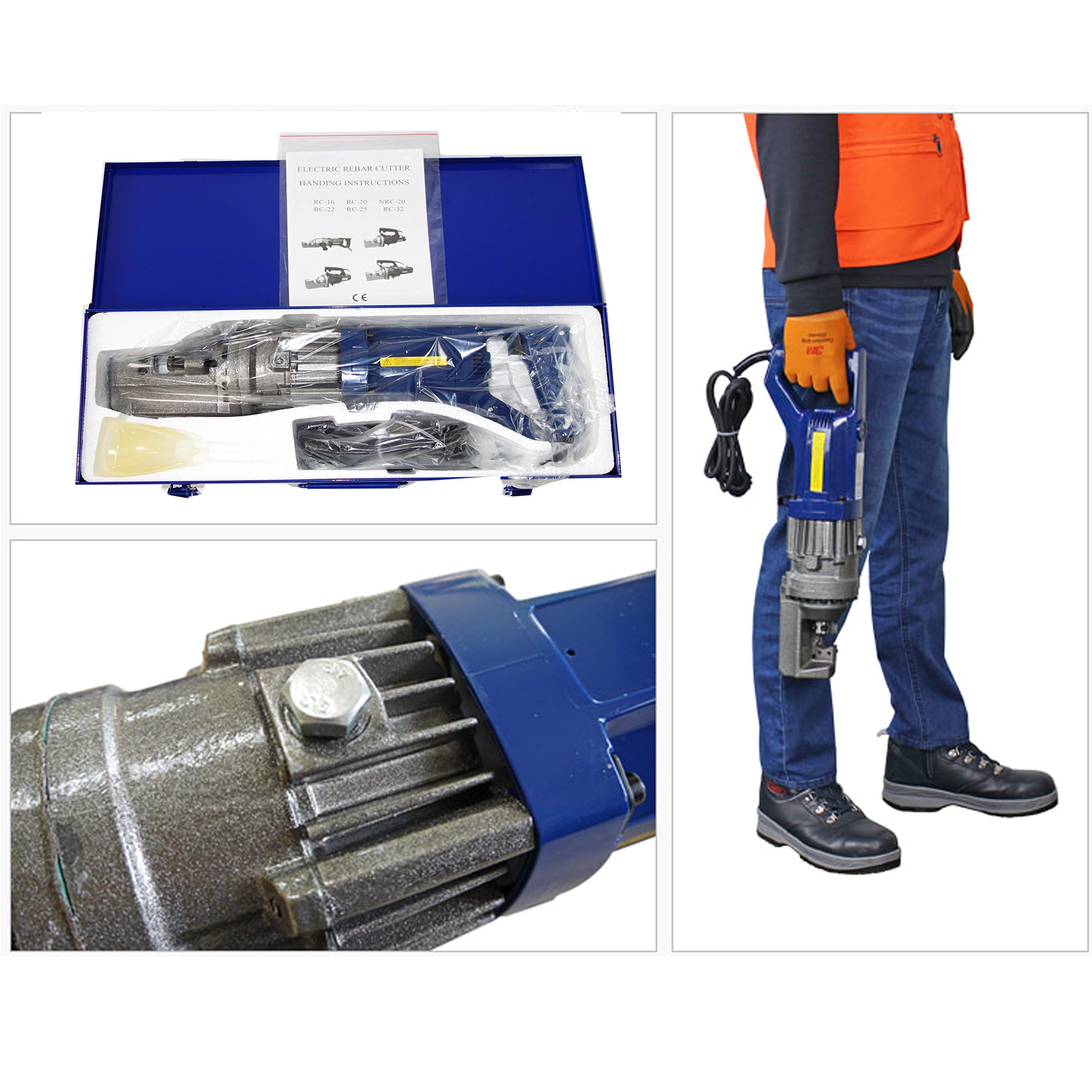 特価　電動鉄筋カッター(切断能力4mm～16mm)日本語説明書付