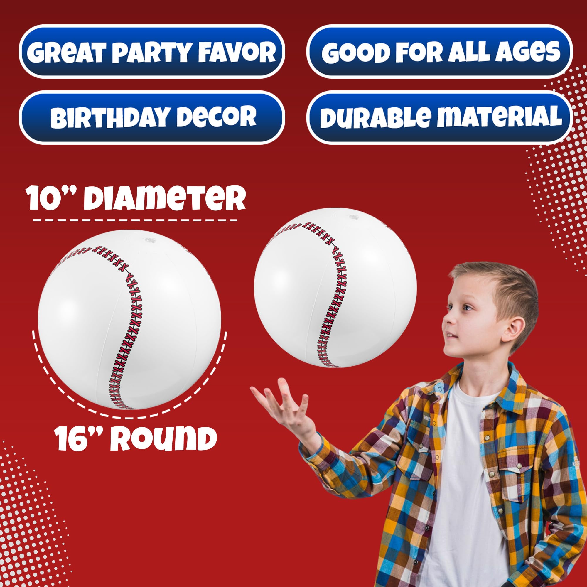 Snapklik.com : Bedwina Inflatable Baseball