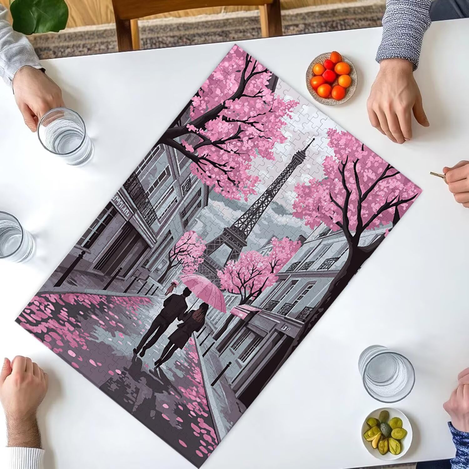 Puzzle 2000 elementów dla dorosłych puzzle dla dorosłych 2000 elementów puzzle wymagające i drażniące mózgi edukacja gra dla całych prezentów dla mężczyzn, puzzle Motyw: (Street View Tower) h-475