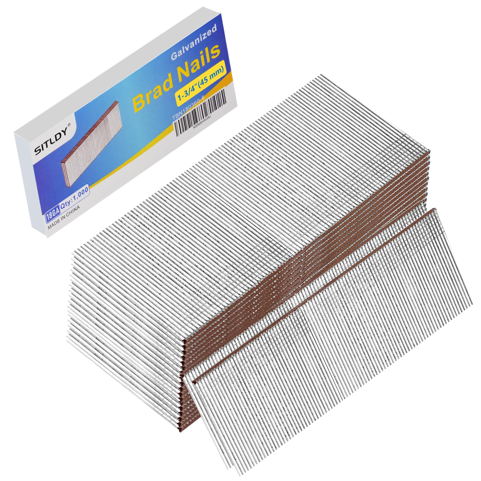 18 Gauge Galvanized Brad Nails - 1600 Pack -13