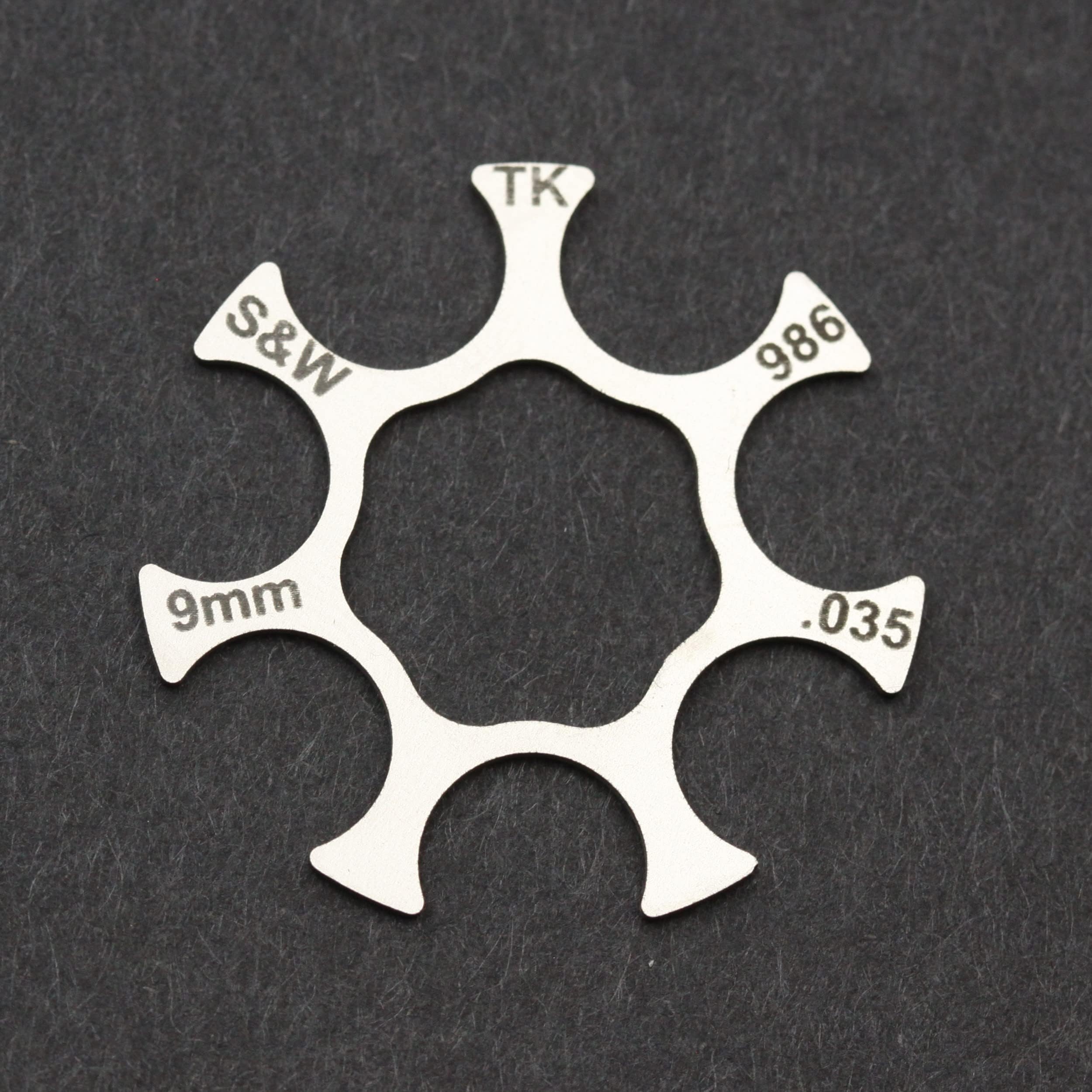 10 Premium Moon Clips - Stainless Steel for S&W Model 986 7-Shot 9mm Revolver | Easy Loading and Unloading | Made in USA