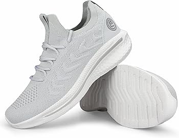 Zapatillas Mujer Running Deporte Azul Adulto Mujer Tacón bajo Pull on Puntera redonda Atlético Moda Slip-ins Sneakers Transpirable Cómodo Deporte4