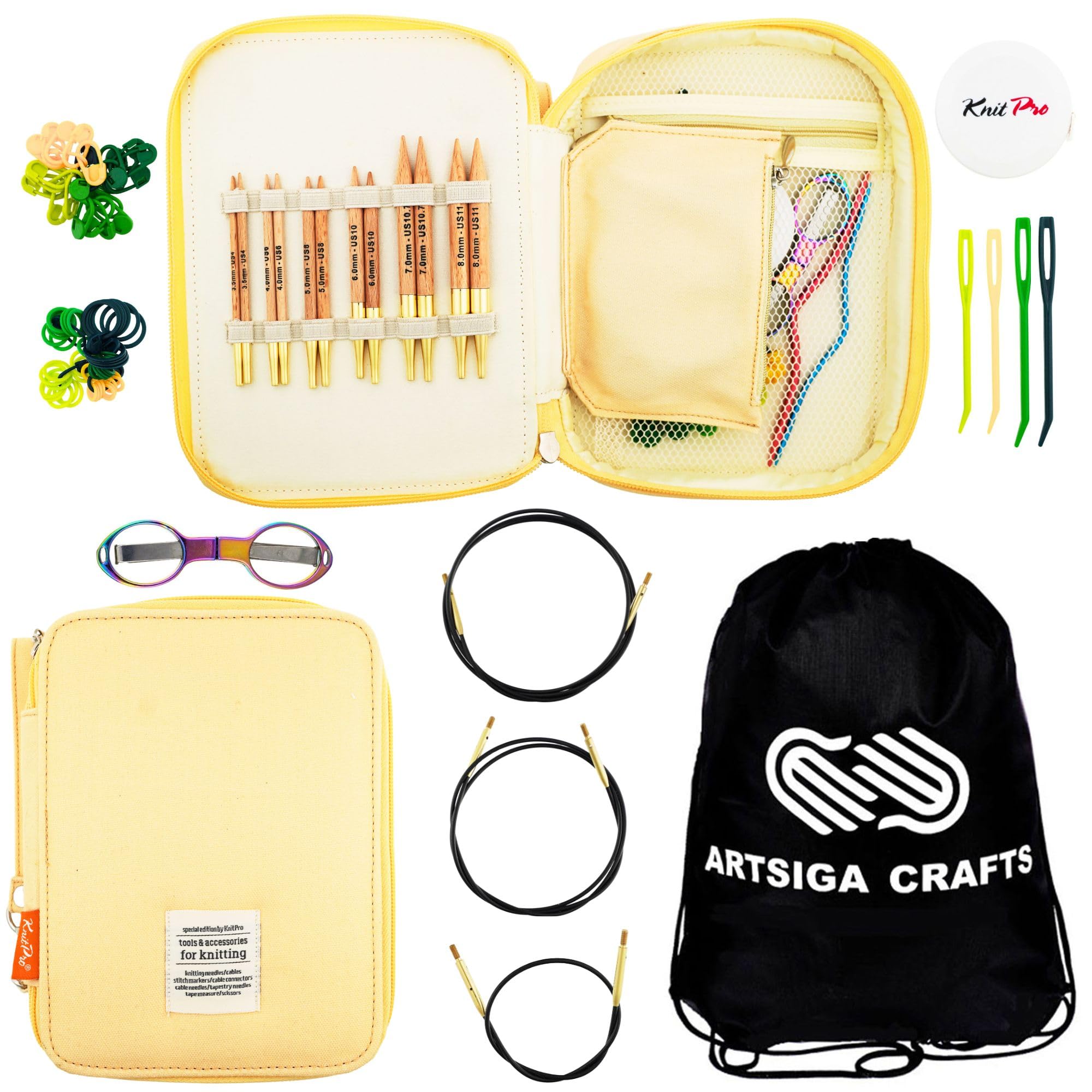Amazon.com: KnitPro Basix Beginner 4-in. Interchangeable Circular