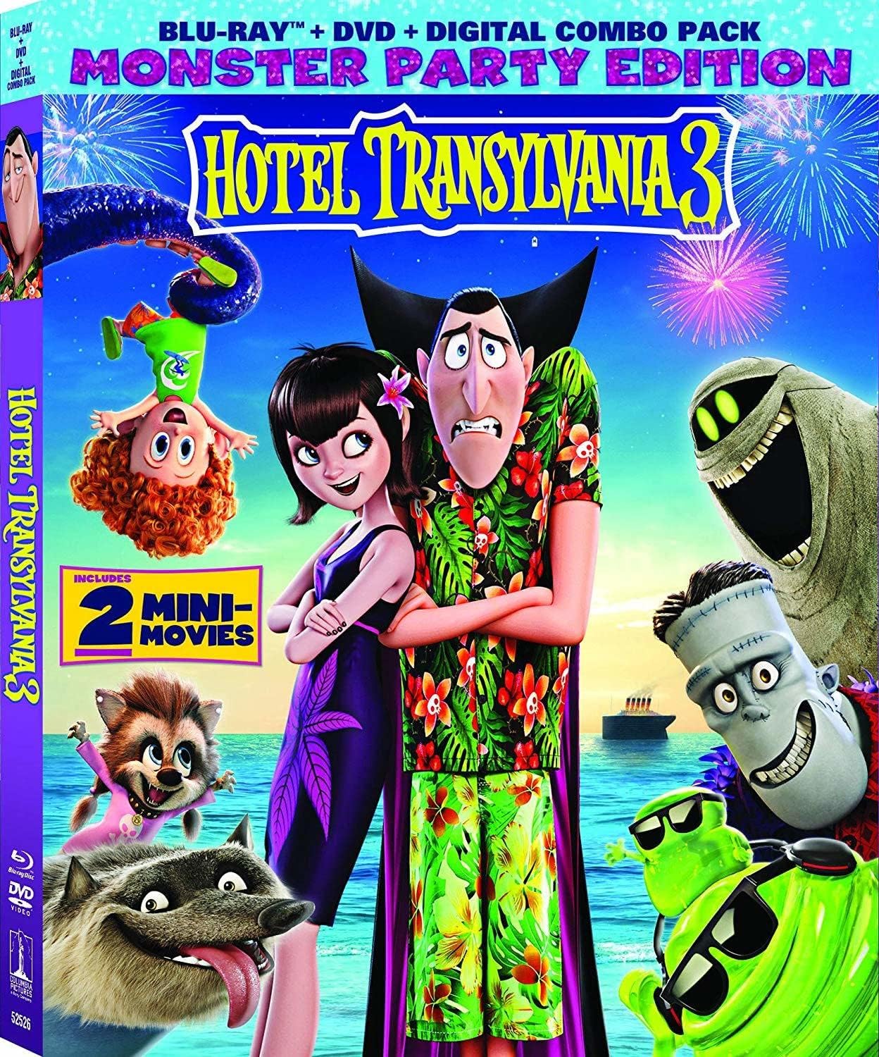 Hotel Transylvania 3 - Blu-ray/DVD + Digital Combo Pack - Blu-ray + DVD + Digital