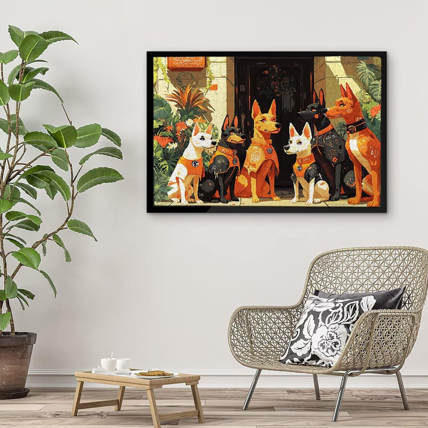 Pies Punk - Puzzle 1000 sztuk dla dorosłych - Puzzle DIY, kreatywna rozrywka, nowoczesna sztuka, klasyczne puzzle dla dorosłych i nastolatków w wieku 12 lat, pomysł na prezent dla mężczyzn i kobiet 75