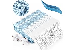 Oversized Thin Towels for Effortless Relaxation