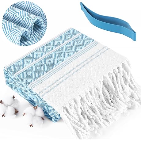 Oversized Thin Towels for Effortless Relaxation