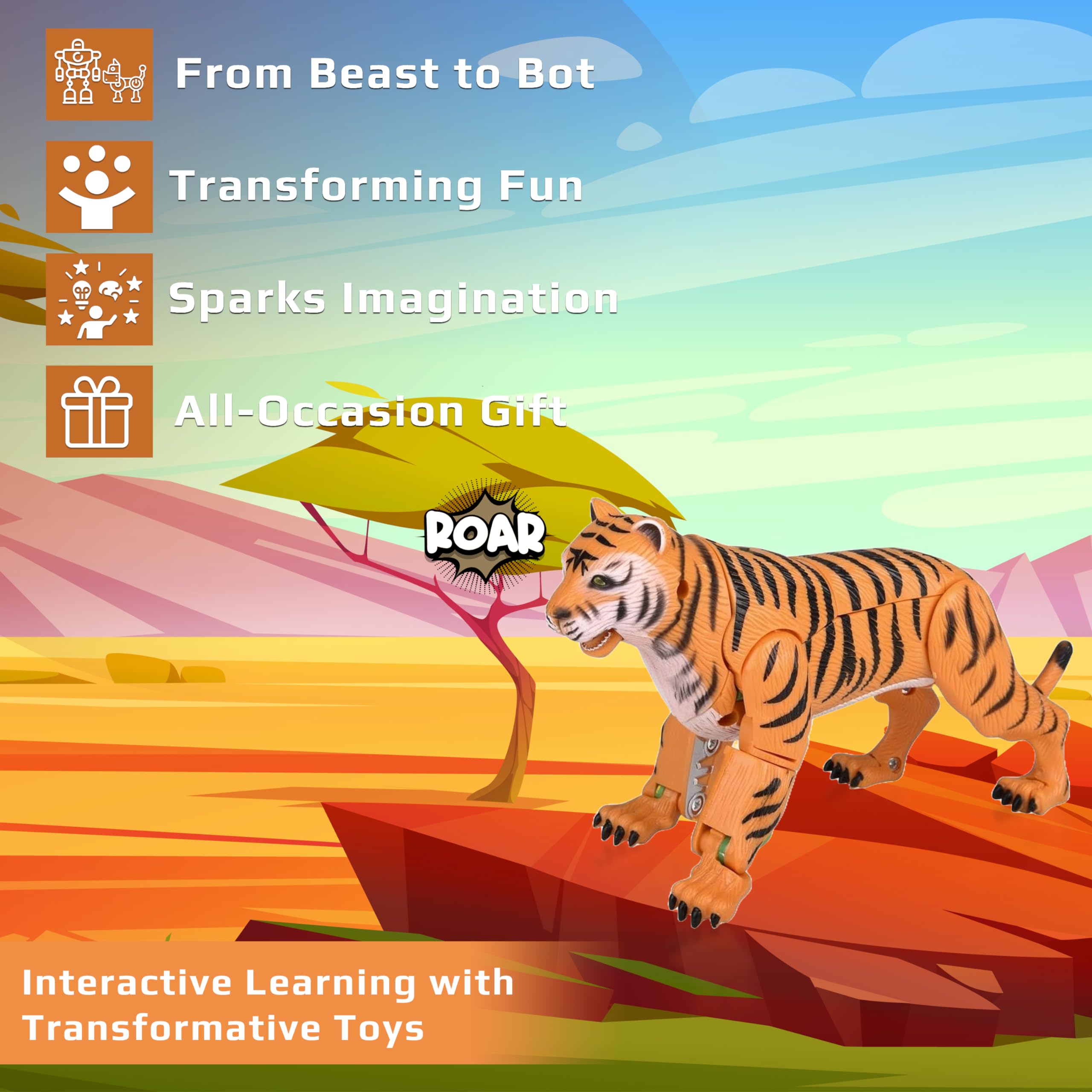 Amazon.co.jp: Forest & Twelfth Tiger ジャングルアニマルトイ – 変形