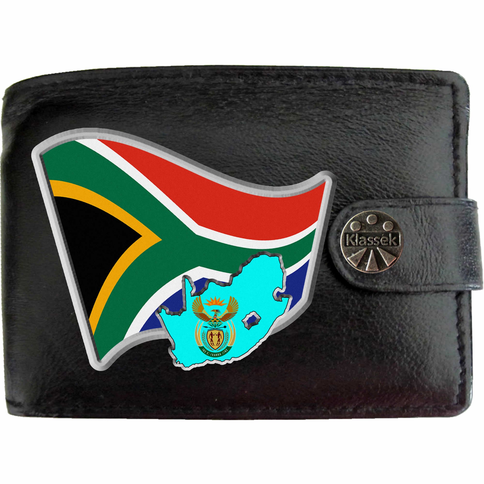 Buy South Africa African and Coat of Arms COA KLASSEK Mens Wallet Real