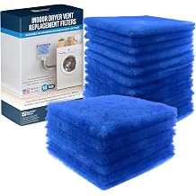 Essential Values 18 Pack Compatible Replacement Filters 90 Dryer Loads Total Compatible with Bettervent Indoor Dryer Vent
