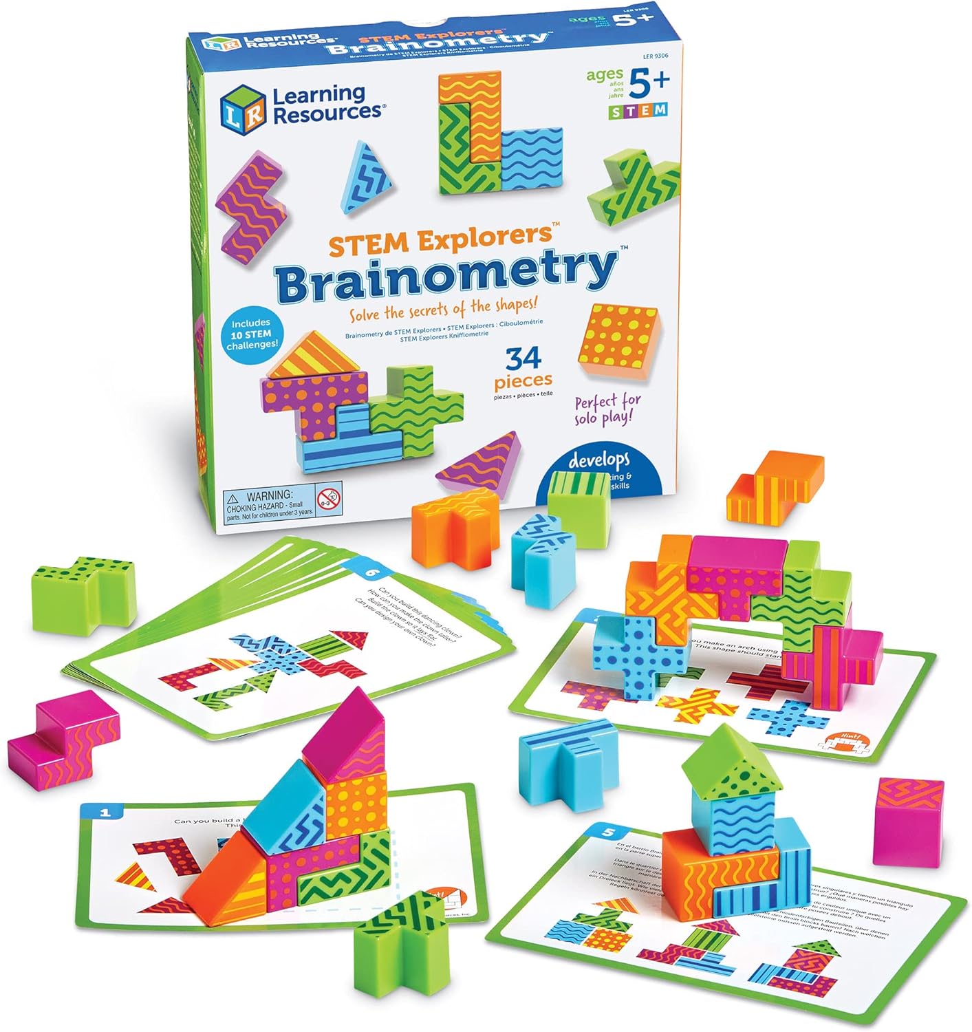 Learning Resources STEM Explorers Brainometry - 3d Puzzle