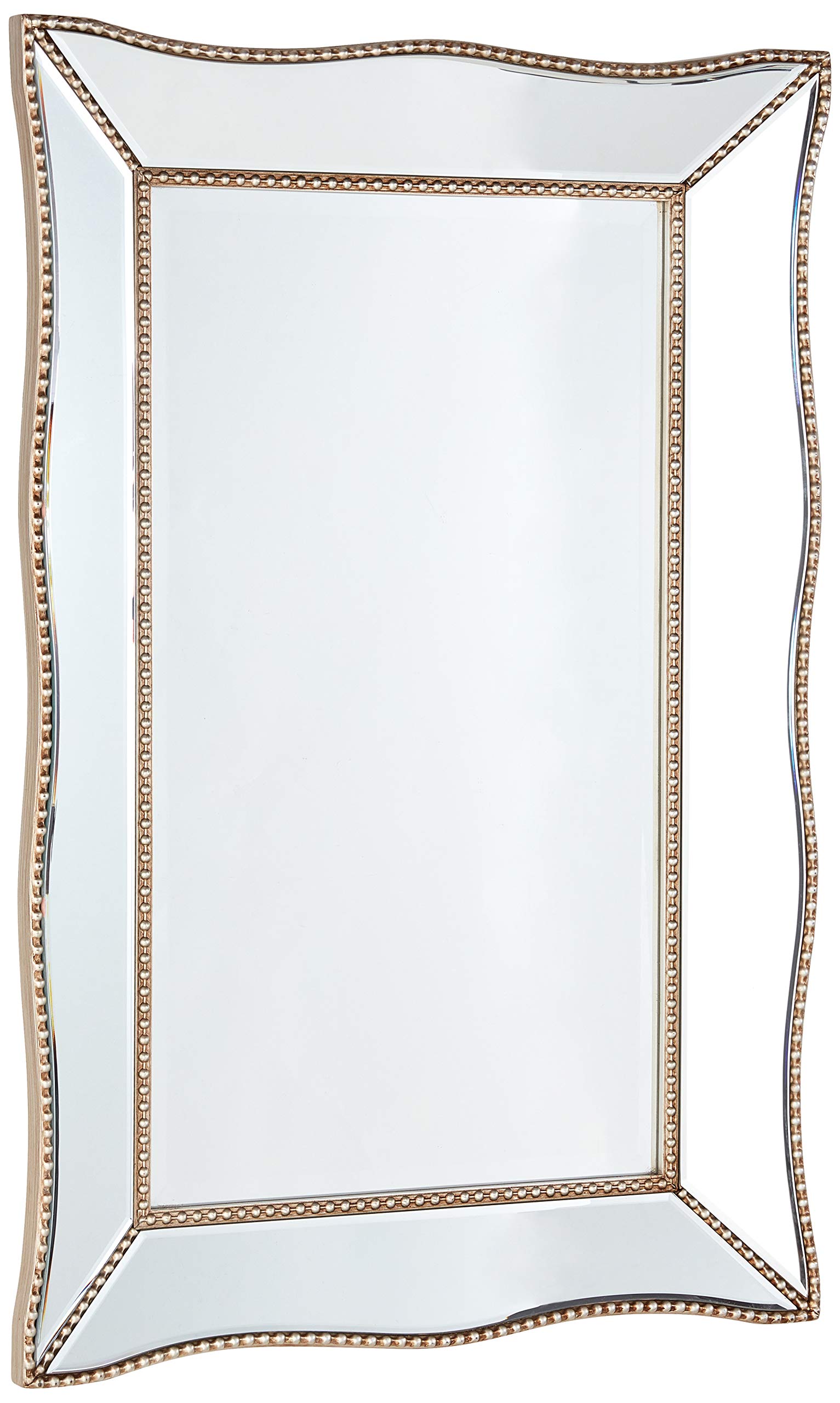 Headwest Metro Beaded Scalloped Wall Mirror