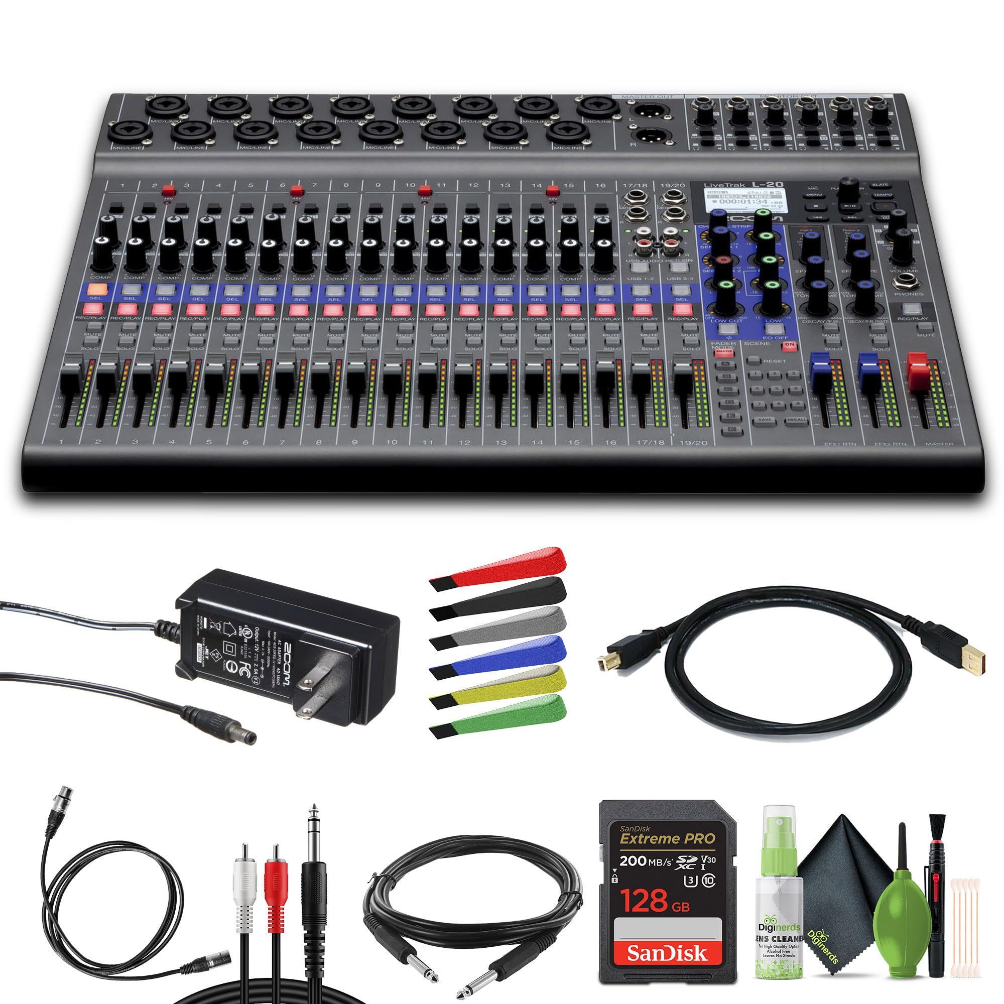 Amazon.com: Zoom LiveTrak L-20 Digital Mixer & Multitrack Recorder