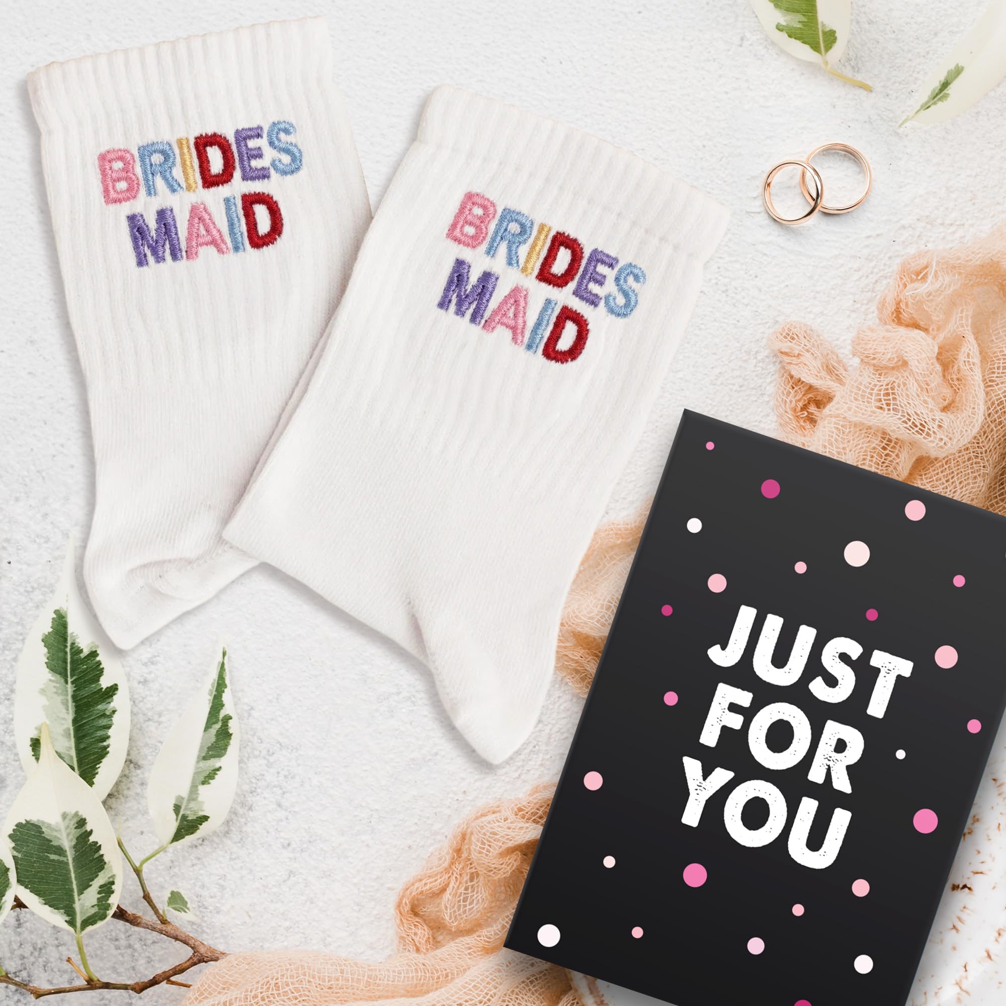 Bride Socks For Women - Bride to Be Gifts, Bachelorette Gifts for Bride, Bachelorette Party Accessories, Wedding Party Favor