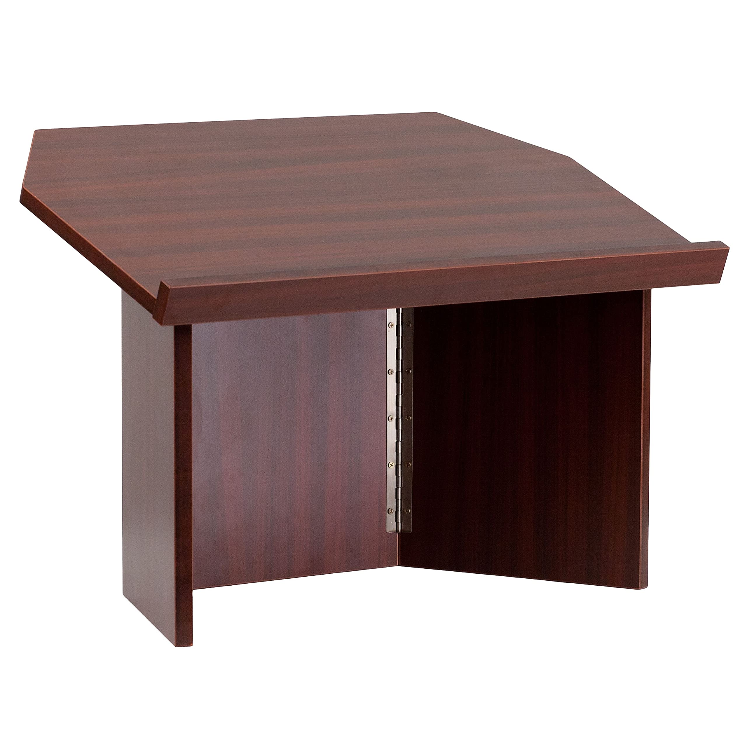 Flash Furniture Rednerpult für Tischplatten, faltbar, Laminat, braun, 1 Stück