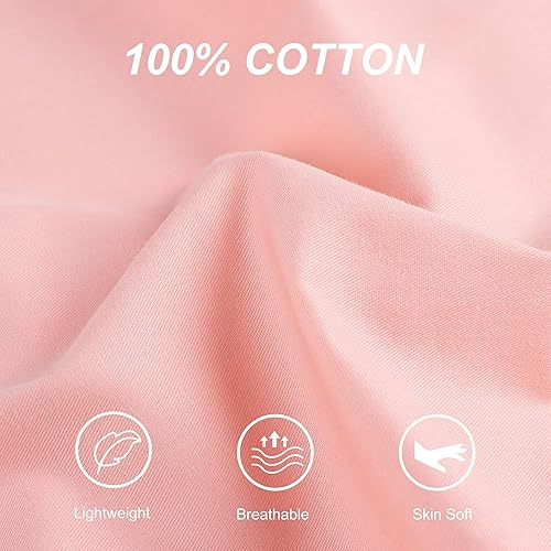 Miniatura 4 de PiccoCasa Funda de almohada 100% de algodón egipcio, 300 hilos, suave y transpirable, no se arruga, no se decolora, con cierre de cremallera, fundas