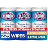 Clorox Disinfecting Wipes Value Pack, Household Essentials, 75 Count, Pack of 3 (Package May Vary)