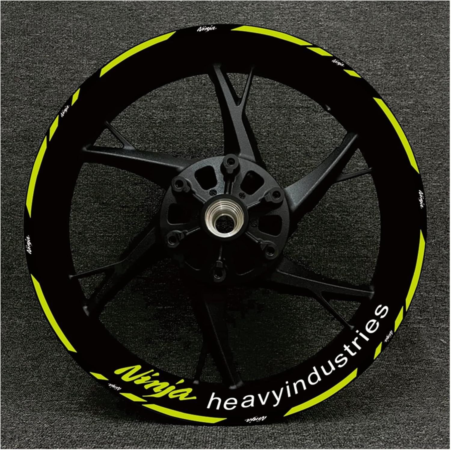 ホイールステッカーリムデカー ホイールハブデカール装飾ロゴ為に忍者