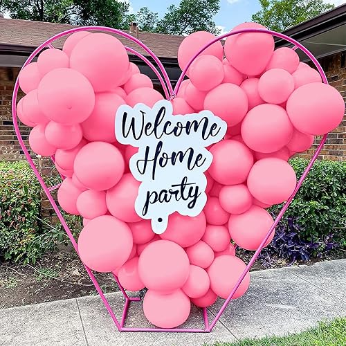Vista 129 de Globos metálicos negros, 50 unidades, 5 pulgadas, acabado cromado, kit de guirnalda con globos de látex