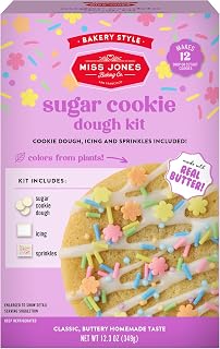 MISS JONES BAKING CO Spring Sugar Cookie Dough Kit, 12.3 OZ