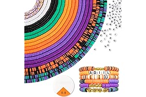 7200pcs Halloween Clay Beads Bracelet Making Kit for Adults Women
