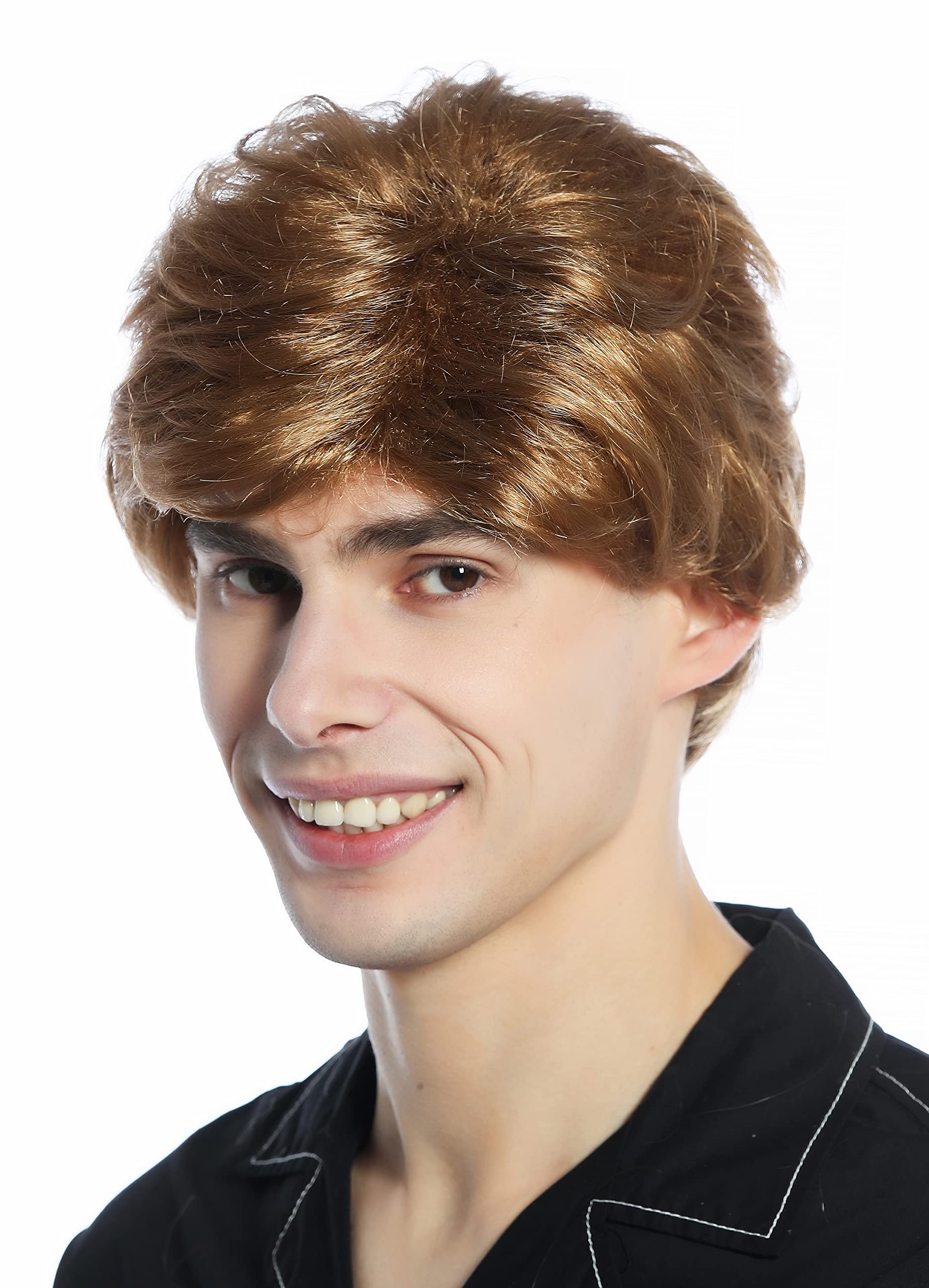 WIG ME UP - DW1335-19 Wig Men Women unisex short slightly waved dense dark blond, dark blond (19) - Image 2