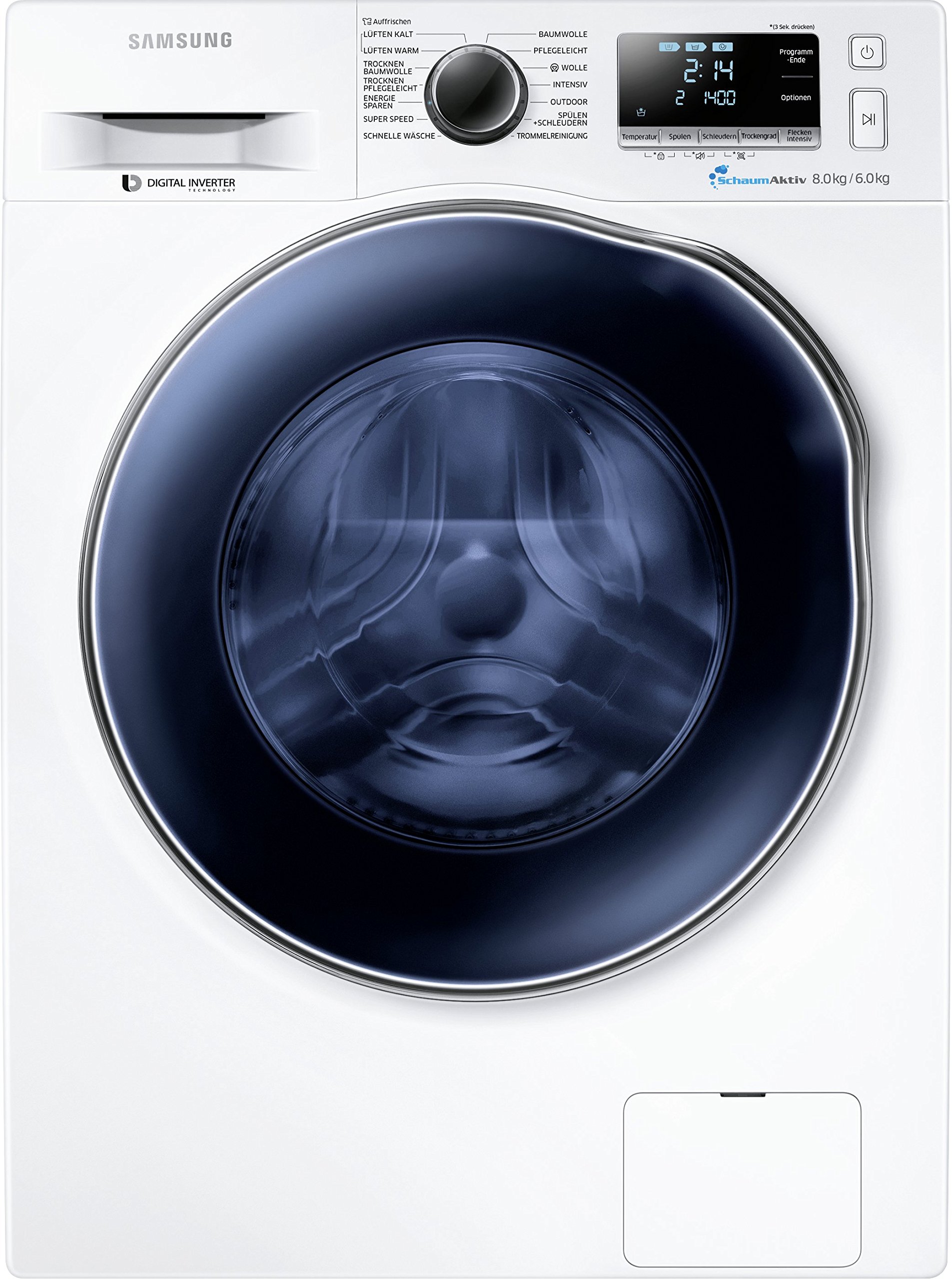 Samsung WD80J6400AWEG Waschtrockner 8 kg 1088 kWh SchaumAktiv Technologie