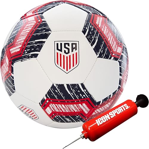 Miniatura 26 de Icon Sports Officially Licensed US Soccer Federation Soccer Ball USWNT Home