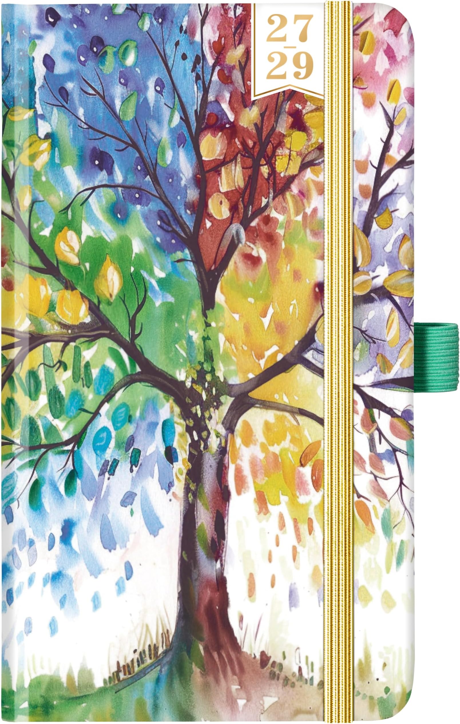 Pocket Calendar 2027-2029, 3 Year Monthly, 6.3" x 3.8", Jan 2027- Dec 2029