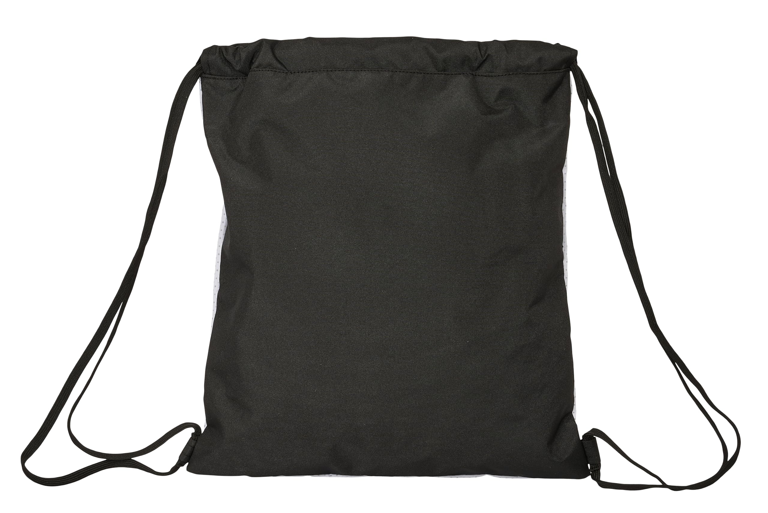 Real Madrid 1. Team 24/25 Rucksack, flach, groß, ideal für Kinder unterschiedlichen Alters, komfortabel und vielseitig, Qualität und Haltbarkeit, 35 x 40 cm, Weiß/Grau, Weiß/Grau, Standard,