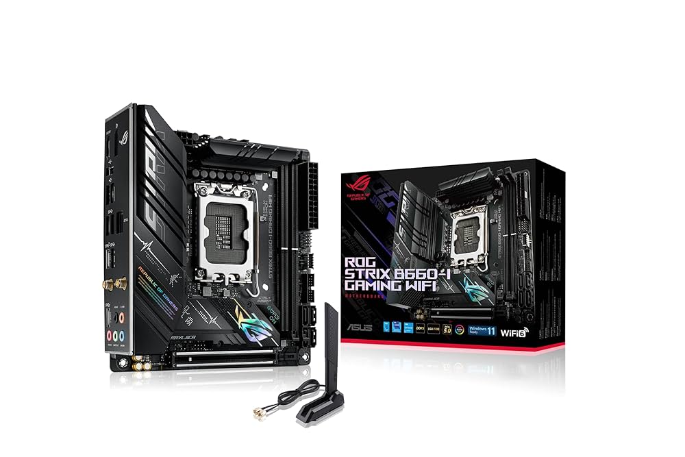 【ジャンク品】ASUS ROG STRIX B660-I GAMING WIFI Amazon.com: ASUS ROG Strix B660-I Gaming WiFi LGA 1700