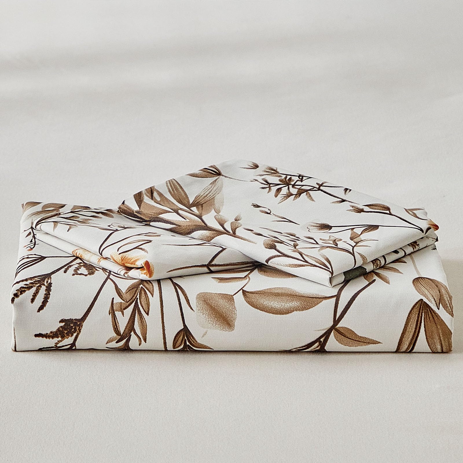 TTCM Funda Nordica Cama 180, Funda Nordica 240 x 260 cm, Incluye 1 Fibra Ultrafina con Estampado Floral Funda Nórdica 240x260 cm + 2 Funda Almohada 65x65 cm, con Cremallera