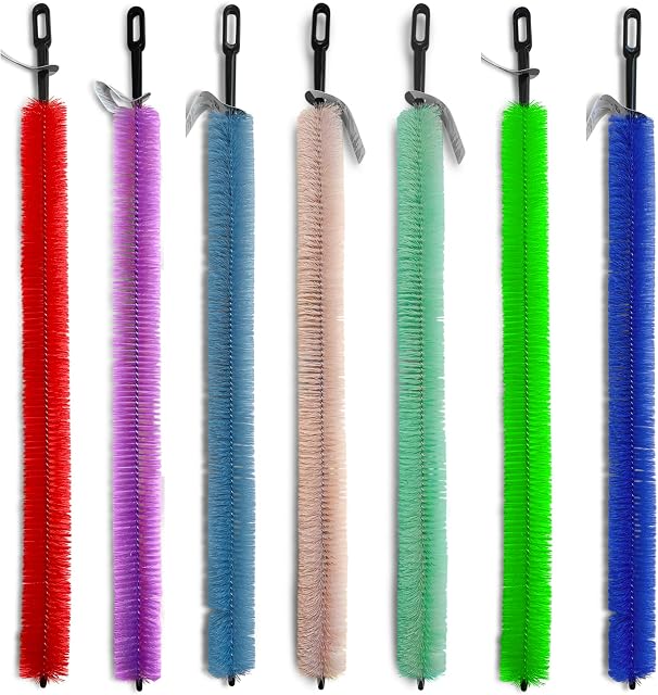 Radiator Cleaner Brush with Hanging Hook | Multi-Purpose Cleaning Brushes for Household 70CM Long | Pack of 1 in Random Color