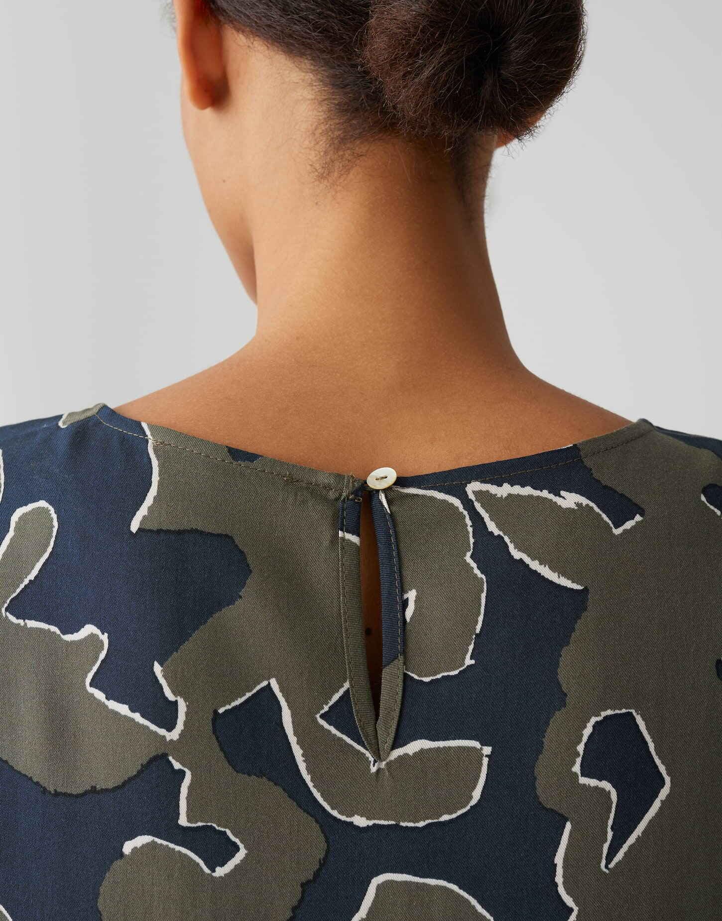 OPUS Damen Midikleid | Trägerkleid WICY Wildflower mit abstraktem Print