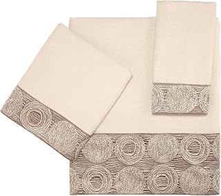 Avanti Linens - 3 Pack Bath, Hand & Fingertip Towel Set, Cotton Bath Towels