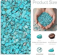 Vista 2 de SUNYIK Piedras de Cuarzo Trituradas con Forma Irregular de 1 Libra (Aproximadamente 460 Gramos)