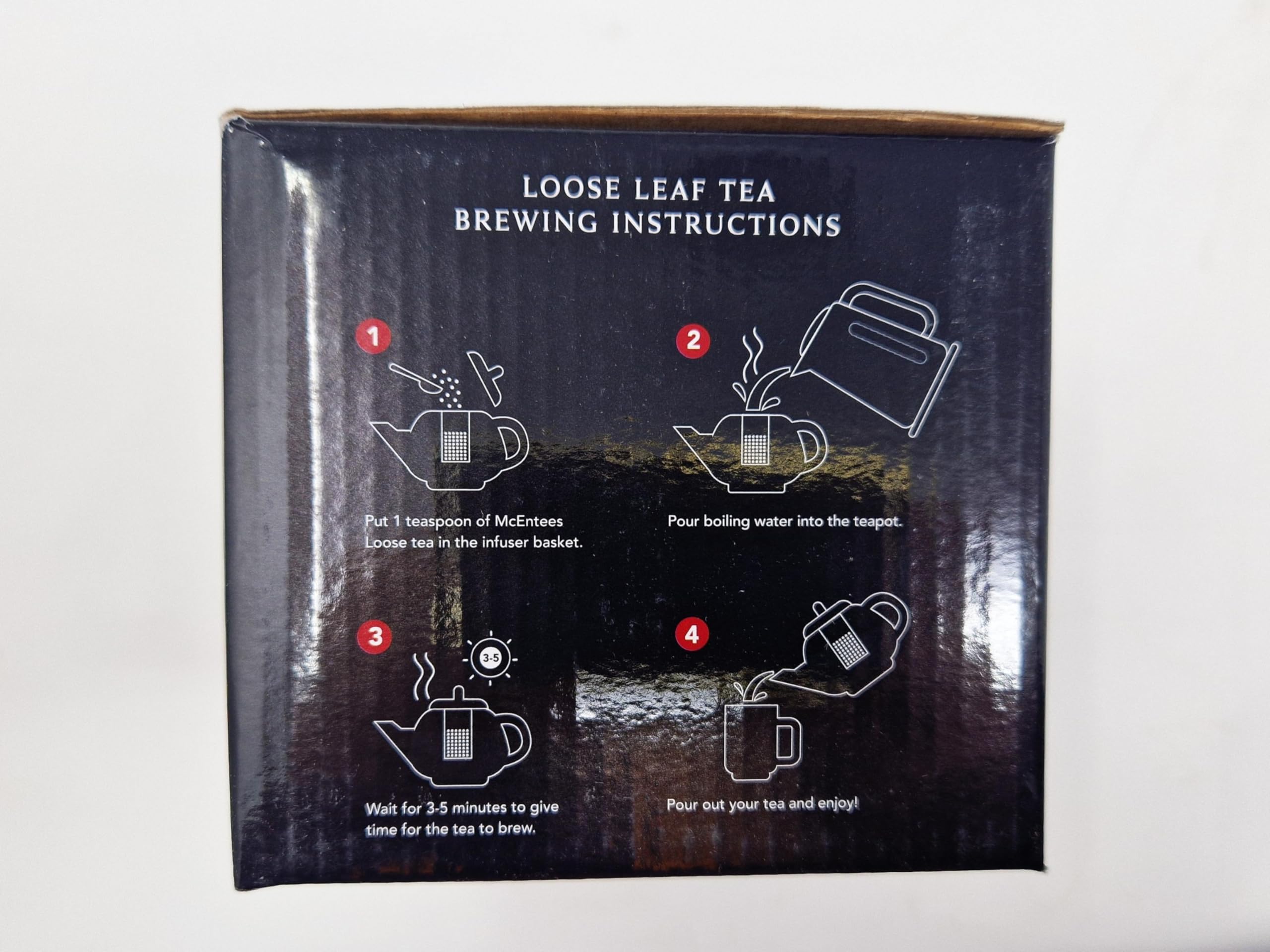 McEntee's Cara - Teiera per Tisane in Ceramica da 510 ml (1-2 Tazze) con Infusore Rimovibile in Acciaio Inox