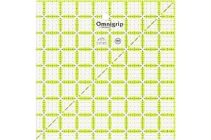 Omnigrid Neon Quilters Ruler - 8 1/2 inch square
